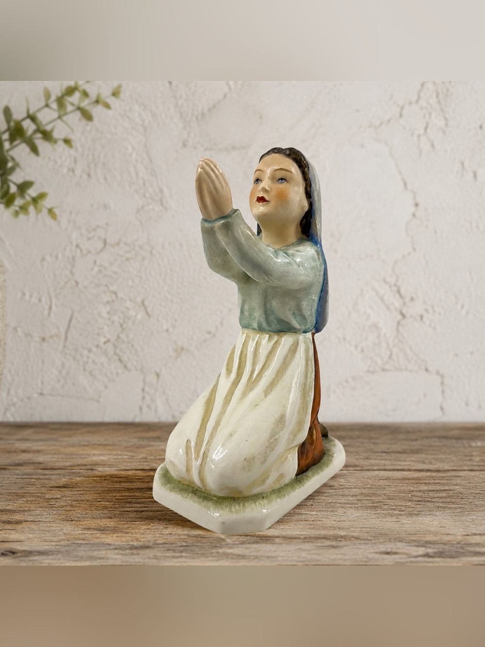 Vintage Goebel Praying Girl Figurine W. Germany Hand Painted 6”